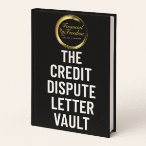 The Credit Dispute Letter Vault