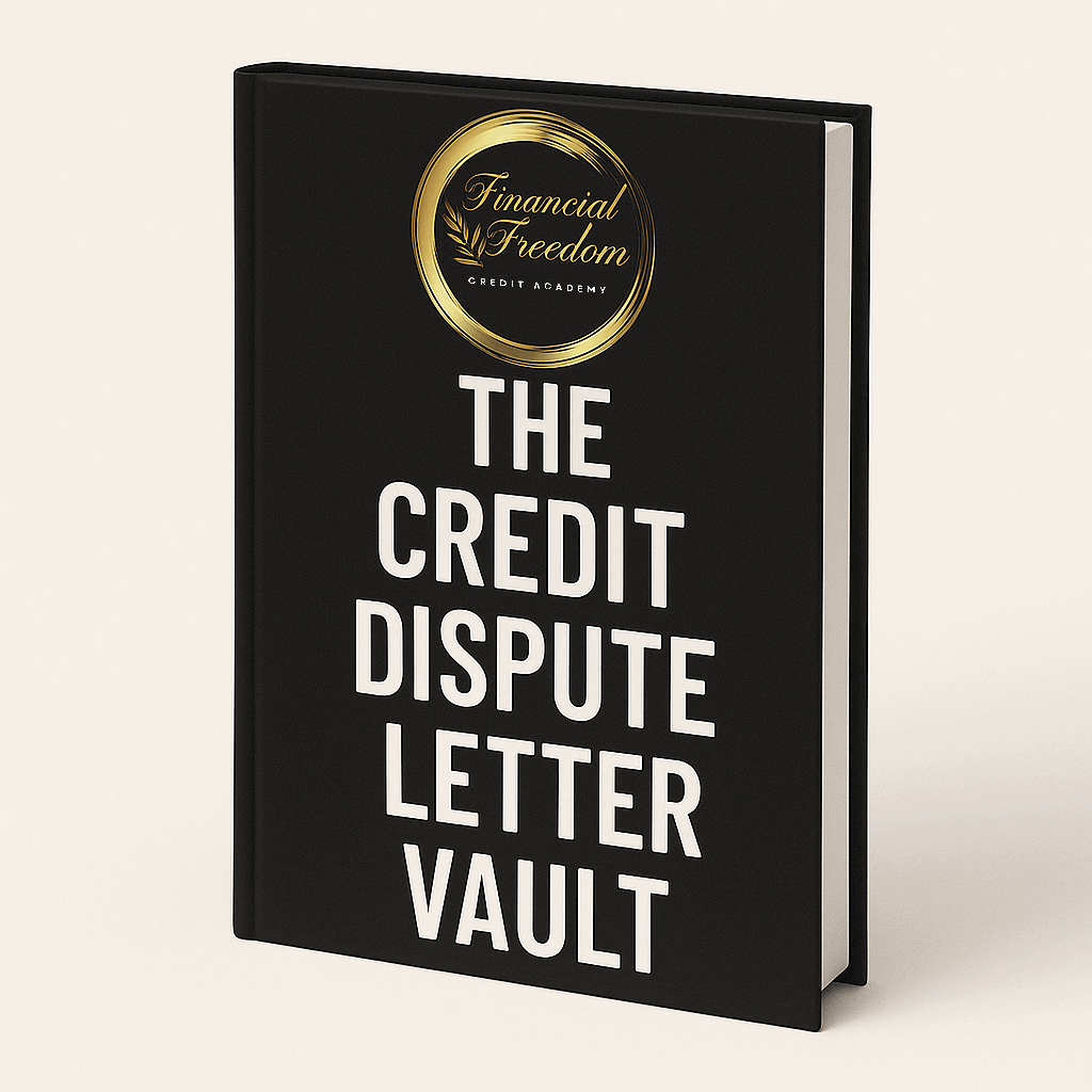 The Credit Dispute Letter Vault