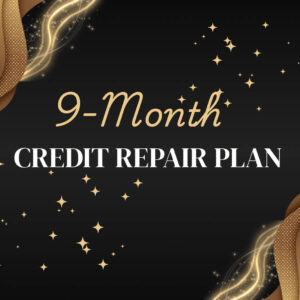 Credit Repair 9-Month Service Plan